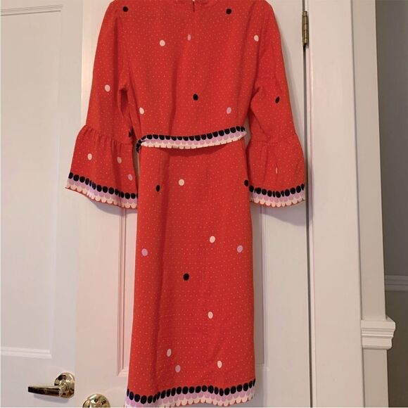 Boden Armelle Spot Dress, Red Pop Spot Size 10 - Picture 8 of 13